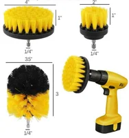 3Pcs Drill Brush Cleaner Kit Power Scrubber for Cleaning Bathroom Bathtub Cleaning Brushes Scrub Drill Car Cleaning Tools