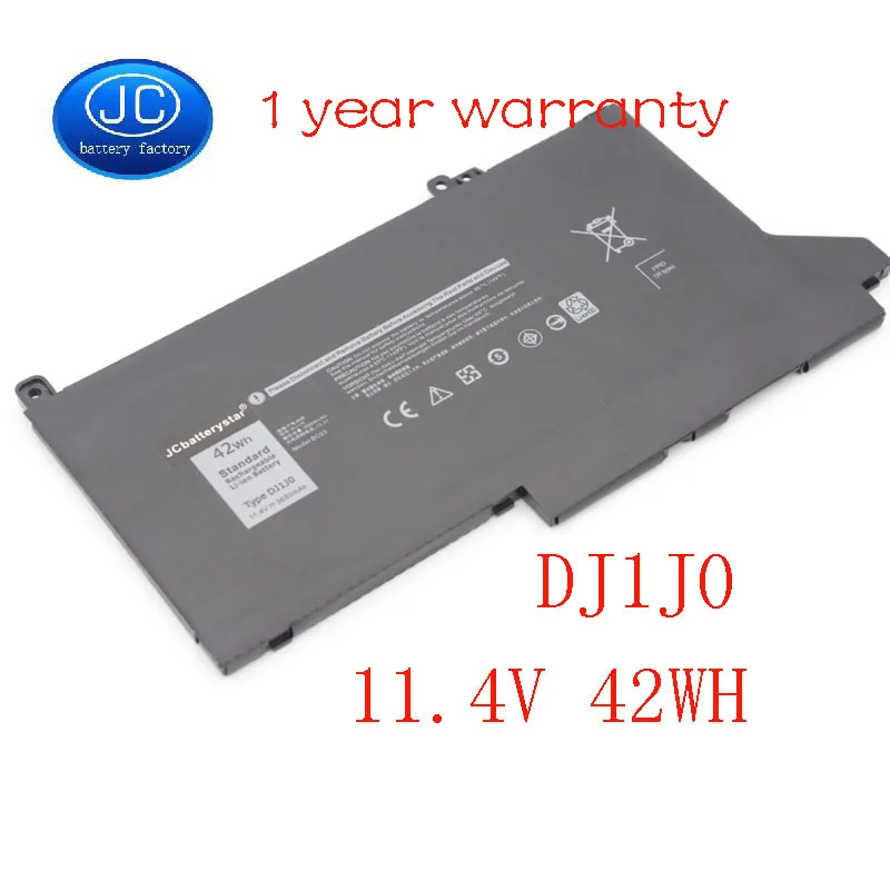 

JC аккумулятор star New DJ1J0 Аккумулятор для ноутбука DELL Latitude 12 7000 7280 7380 7480 серии планшетный ПК PGFX4 ONFOH DJ1JO 11,4 V 42WH