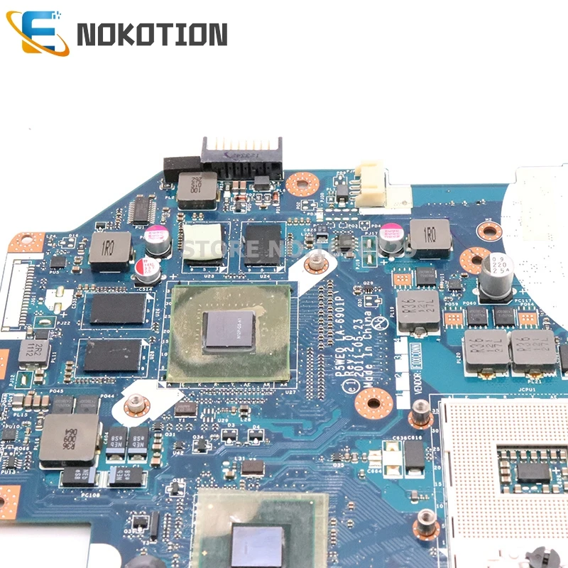 NOKOTION MB. BYX02.001 MBBYX02001 LA-6901P основная плата для acer aspire 5750 5750G материнская плата для ноутбука HM65 DDR3 GT630M gpu