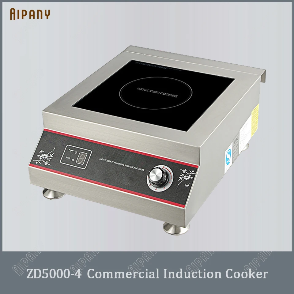 ZD01 промышленная индукционная плита 3500 Вт 5000 водонепроницаемая для приготовления