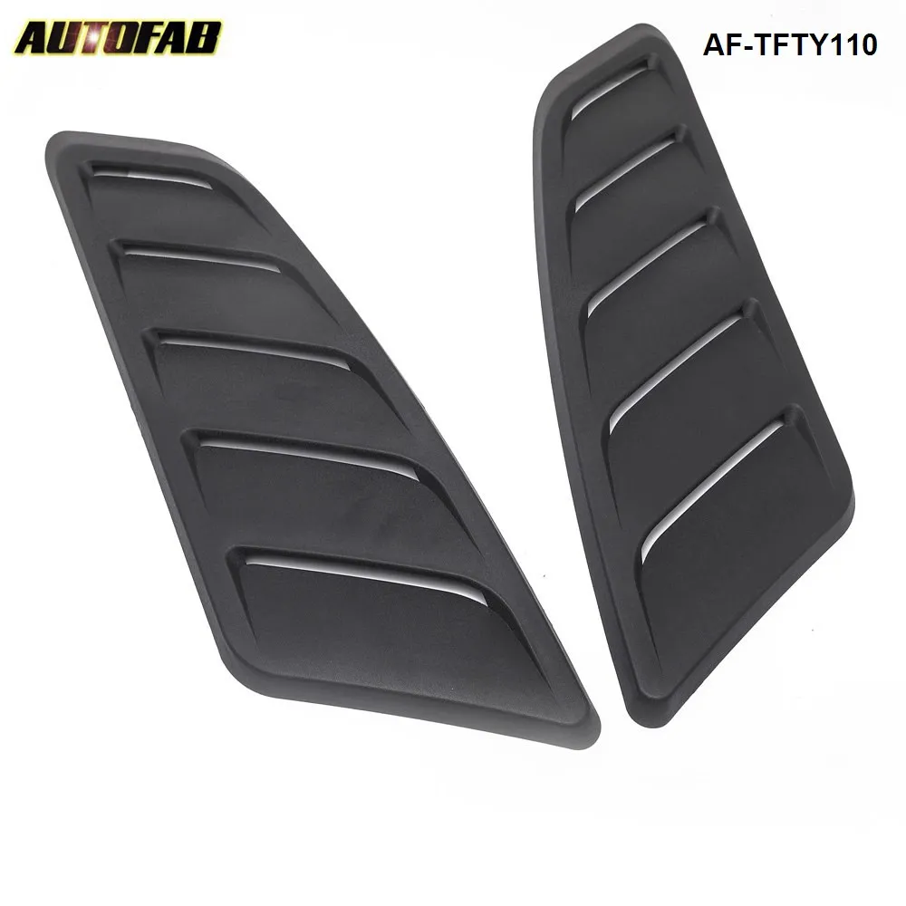 AUTOFAB Universal ABS Car Hoods Vents Bonnet Cover Cold Air Flow Intake Louvers Hood Kit 2pcs AF-TFTY110 | Автомобили и мотоциклы