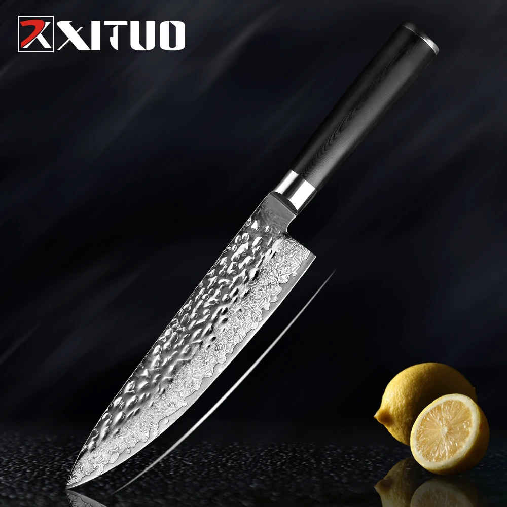 Качественные шеф ножи из дамасской стали 8 дюймов бритвенный станок с острым