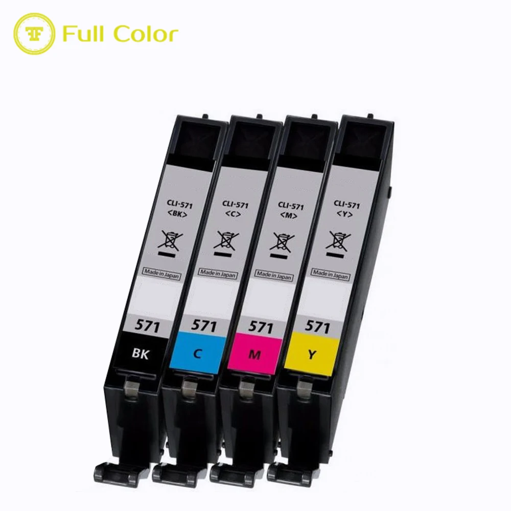 Полноцветный чернильный картридж PGI 570 CLI 571 совместимый для canon TS5050 TS5051 TS5053 TS5055 TS6000