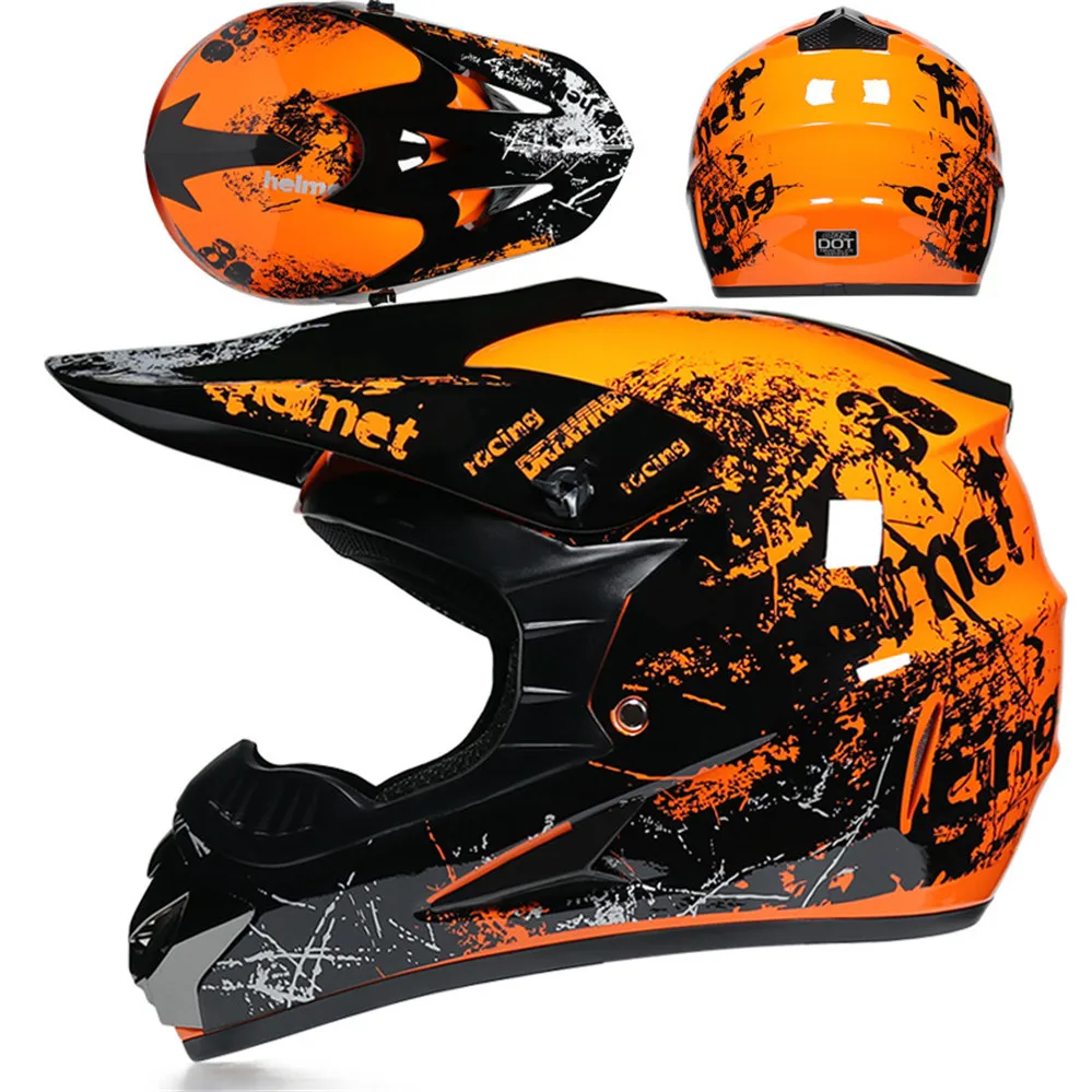 

Motocross Helmet Professional Off-road Helmet Atv Cross Helmets Mtb Dh Racing Helmet Motocross Casque Moto Helmet DOT Approved