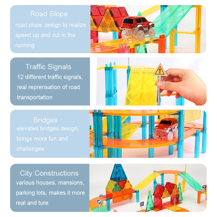 Новинка магнитная плитка Прозрачный большой размер Магнитный конструктор