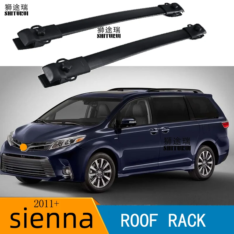 Кровельные рейки SHITURUI 2 шт. для Toyota SIENNA (_ L3 _) [2010 today] боковые из алюминиевого сплава