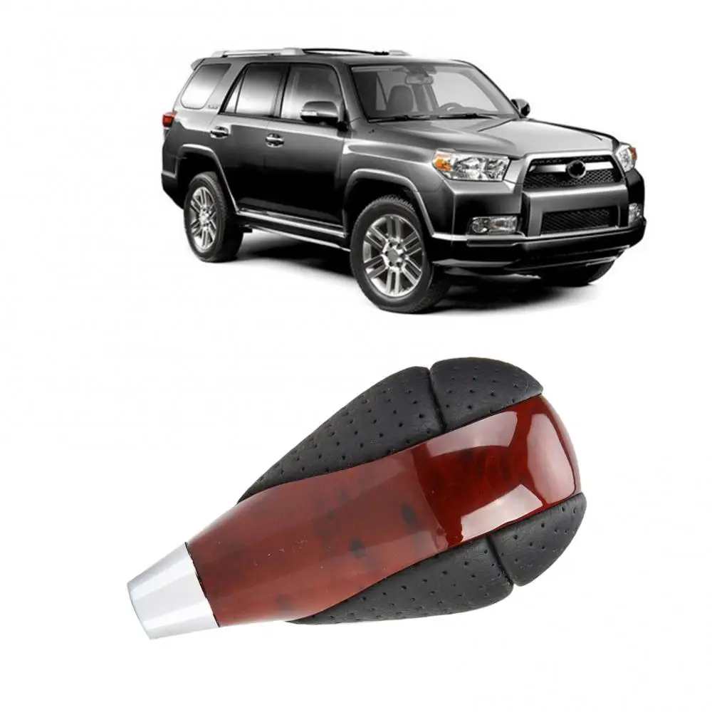 

50%HOT C-310 Auto Black Faux Leather Gear Shift Knob Shifter Head for Toyota for Lexus