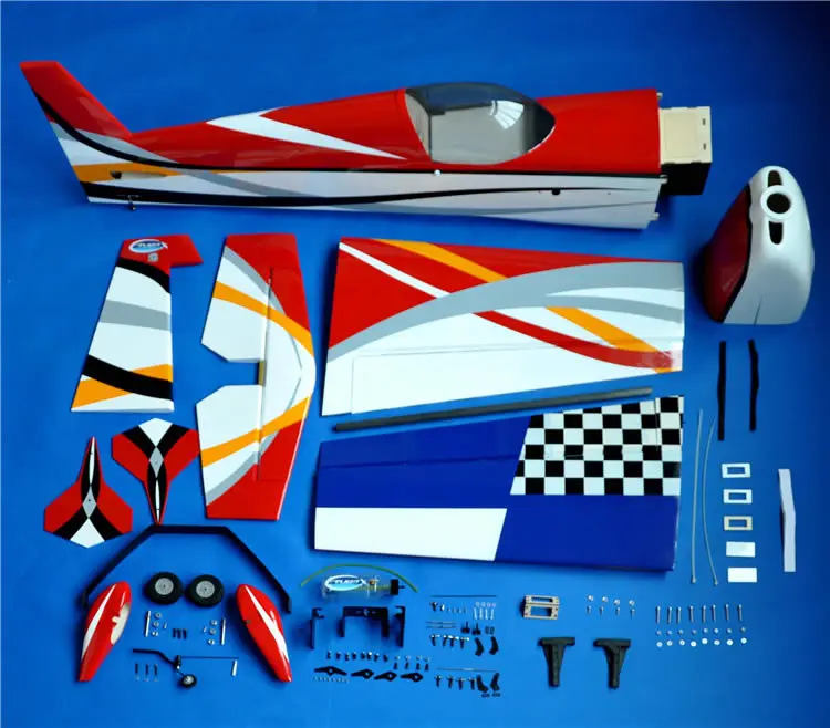 Модель полета новый дизайн Slick 64 &quot20CC фиксированное крыло RC радиоуправляемая