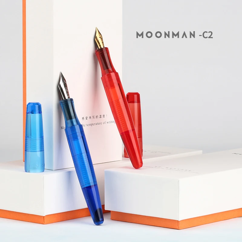 Moonman C2 ручка капельница полностью прозрачный Иридиум F 0 5 мм Золотой/Серебряный