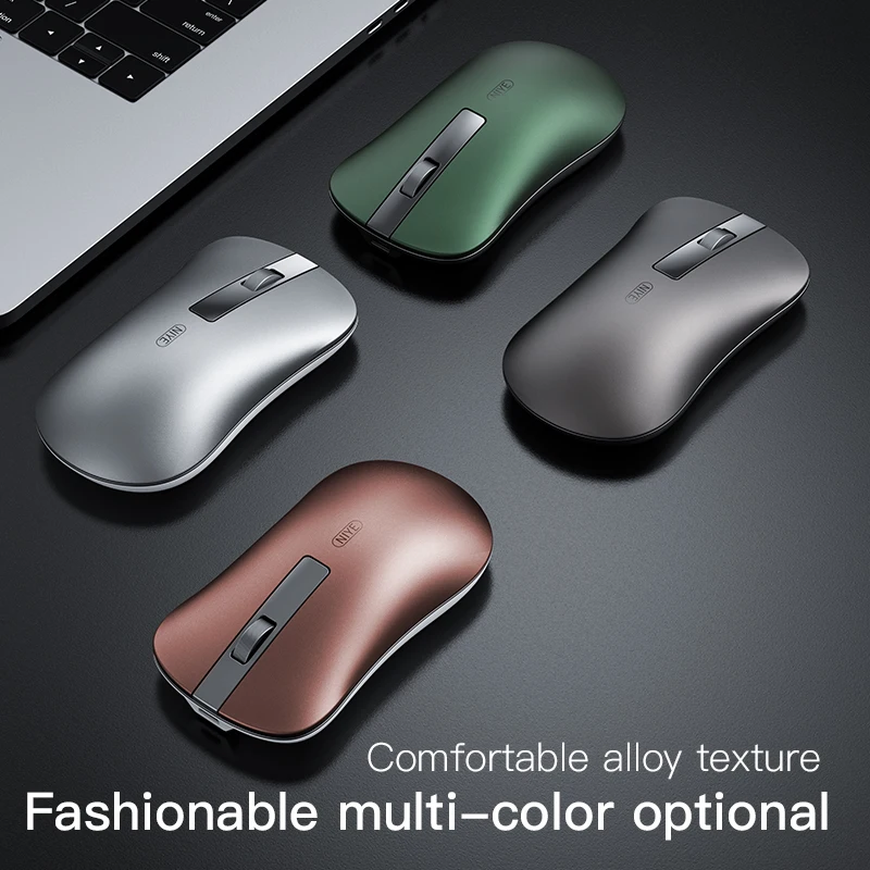 

Wireless Bluetooth Mouse Computer Silent Mause Battery Rechargeable 2.4G USB Optical Mice For Macbook Laptop PC Ergonomic Mouse
