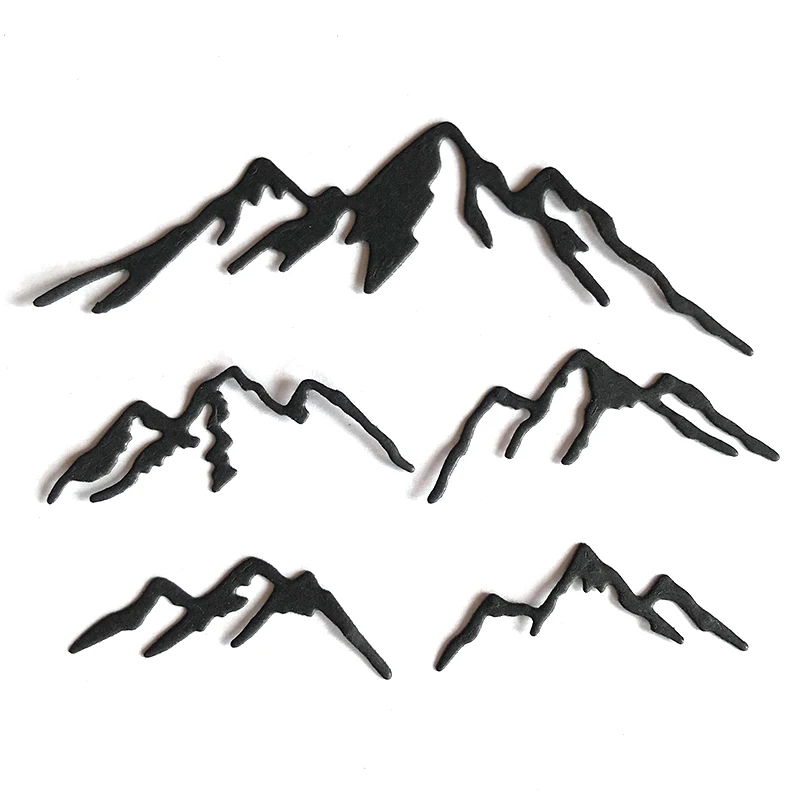 

Metal Cutting Dies For Scrapbooking Mountain Set Stencil Craft Paper Knife Mould Blade Punch Card Making Die Cut
