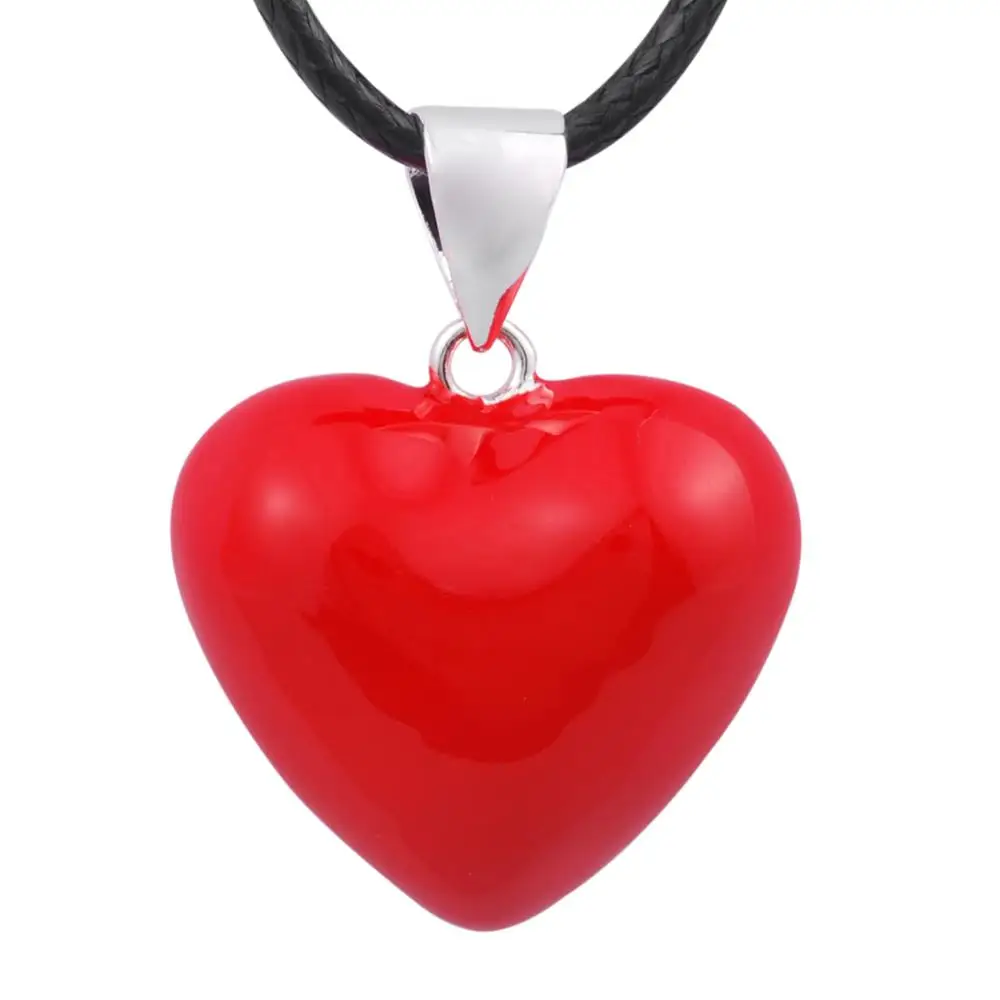 Eudora 20 мм медная гармония бола красный круглый шар кулон и ожерелье