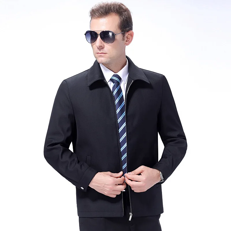 

2020 New Jackets Men Cotton Multi-pockets Casual Coats Male New Spring Autumn Cargo Lapel Jacket Business Casual