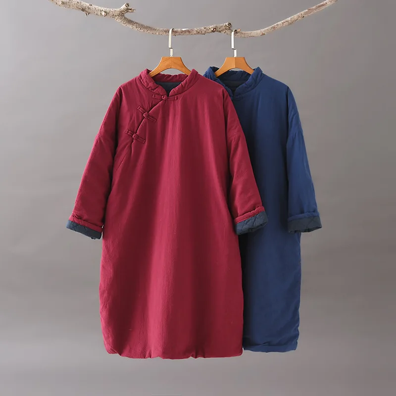 Зимнее пальто для женщин новинка 2020 верхняя одежда в китайском национальном