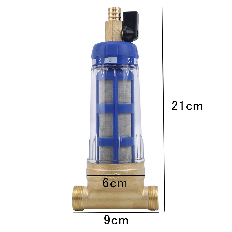 Прямой питьевой кран передний очиститель медный свинец предварительный фильтр