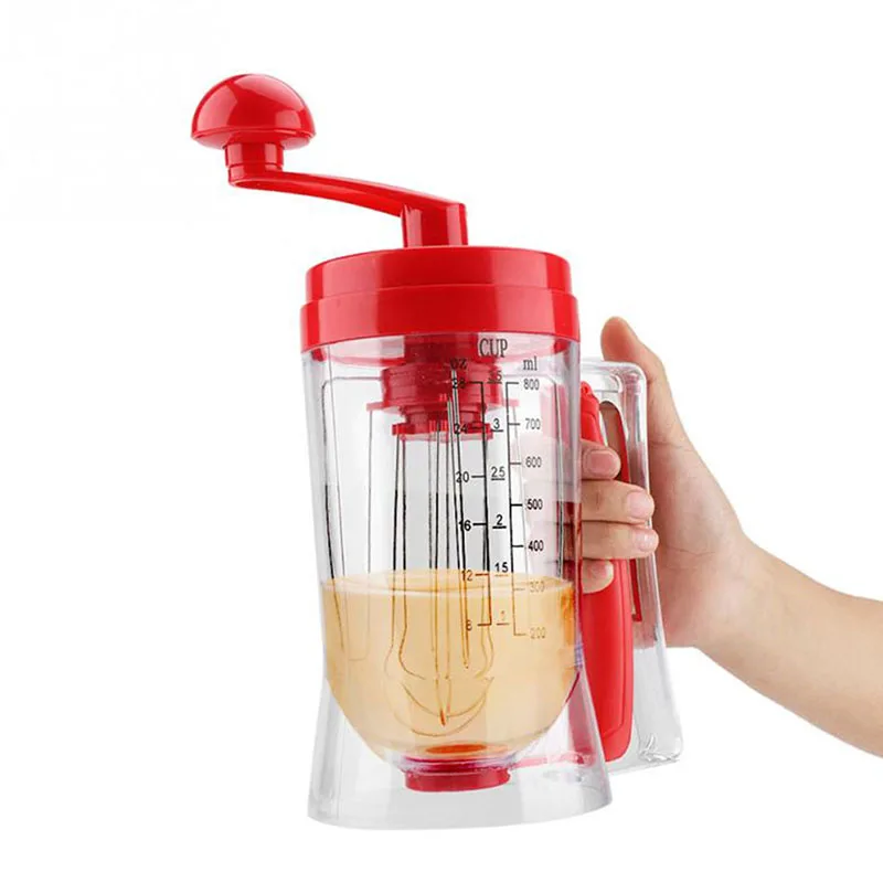 Ручной блинчик диспенсер теста для капкейков Блендер Машина кухонный инструмент