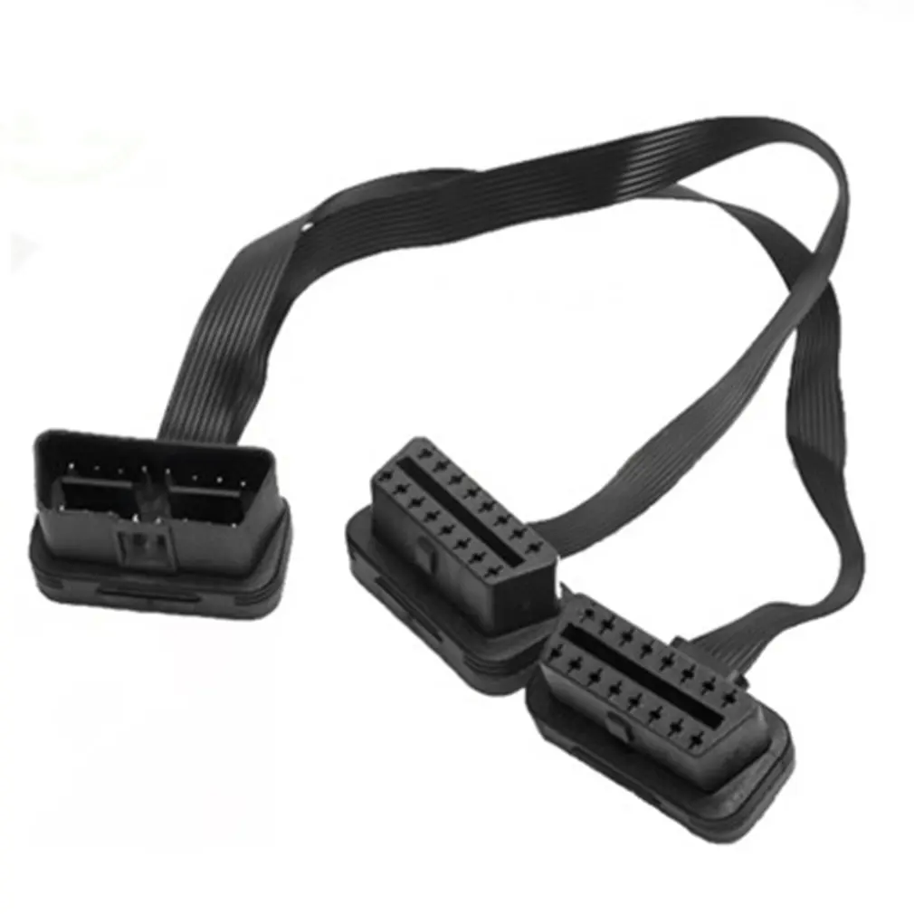 

Портативный кабель-удлинитель OBD2, 16-контактный диагностический кабель для интерфейса OBD, модель автомобиля