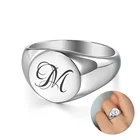 Мужское и Женское Обручальное кольцо из нержавеющей стали серебряного цвета с надписью LHR451