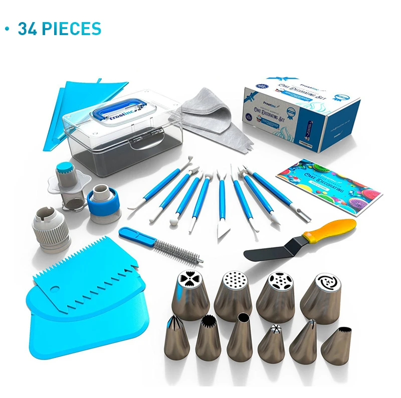 Набор для самостоятельной выпечки кондитерские насадки подставка торта