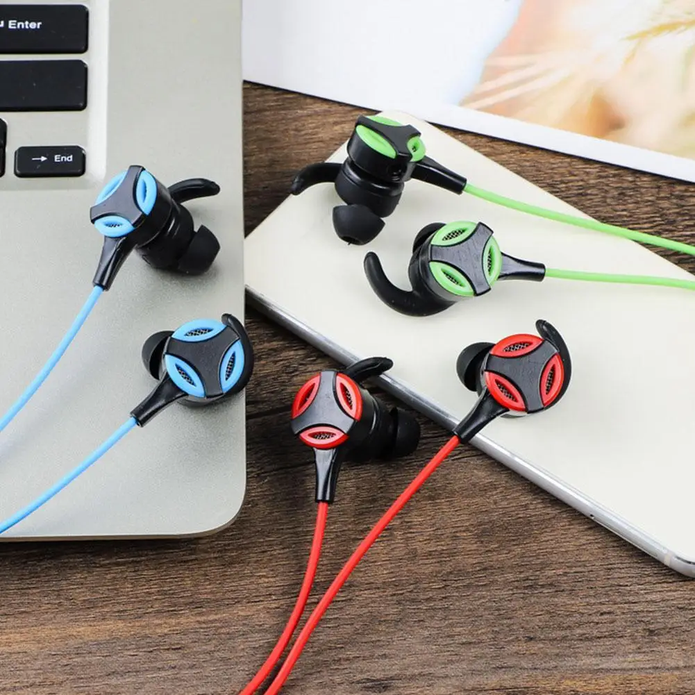

Portable Dynamic Noise Reduction In-Ear Wired Call Earphones Gaming Computer Earpiece With Dual Mic