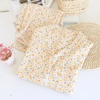 fdfklak small floral print sleepwear female topspants nighties pijama suit 2022 spring autumn new long sleeve home clothes