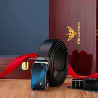 mens belt genuine leather waistban mirror automatic buckle pant fashion luxury brands designer belt for jeans
