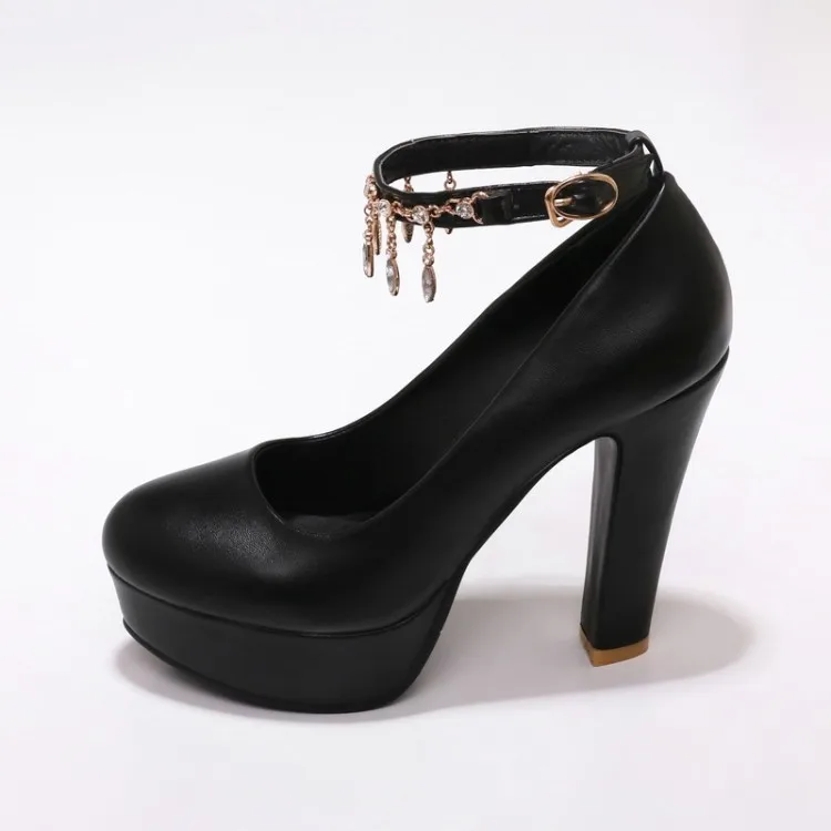 Женская обувь на платформе и каблуке большие размеры 12 13 женские туфли-лодочки