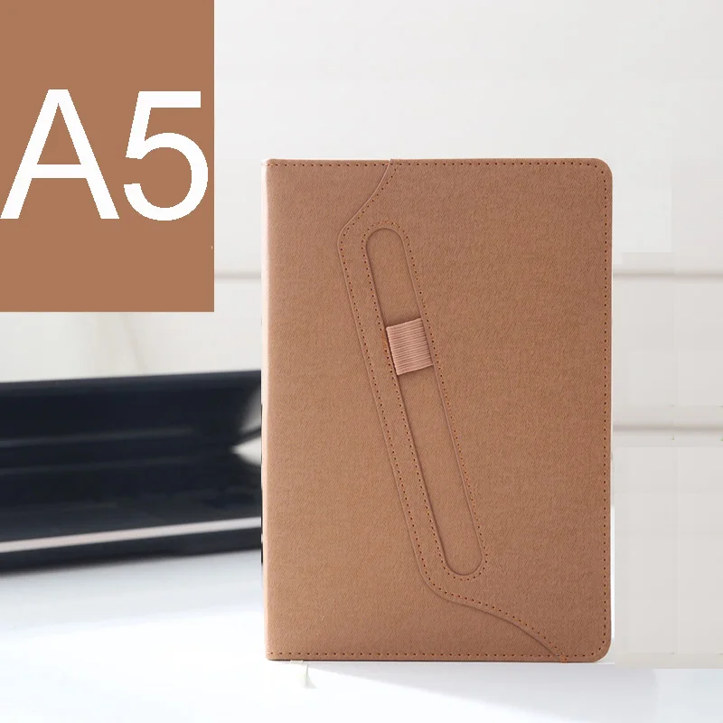 A5 Brown Утолщенная записная книжка A5 B5, офисная, Школьная, канцелярская,,, ежедневник, бизнес-блокнот, кожаный дневник - Цвет: A5 Brown