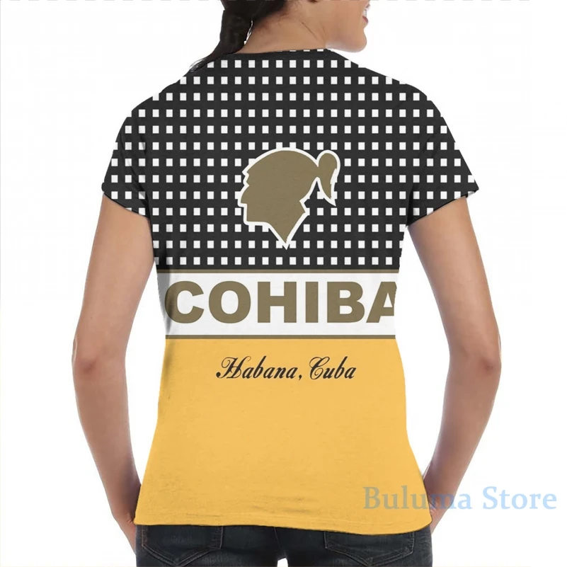 Футболка Cohiba Habana с изображением кубинской сигары для мужчин и женщин модная