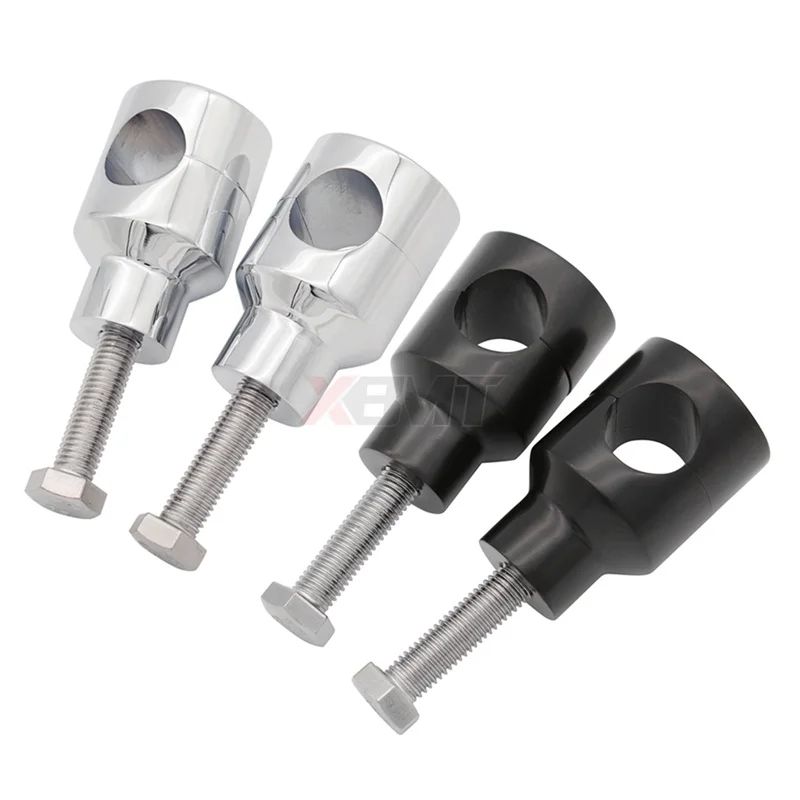 

7/8 22MM and 1" 25MM Motorcycle Aluminum Handlebar Risers Clamp For Honda Suzuki Yamaha Kawasaki Custom Chopper Bobber