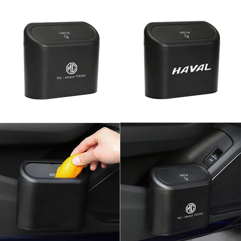 

1pc Car Trash Can Trash Hanging Box for Mitsubishi L200 Lancer 9 10 X Montero Sport Pajero 2 4 Asx Outlander Xl Car Accessories