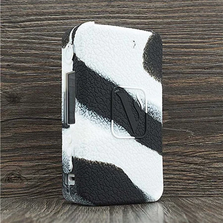 Black white Чехол с текстурой для Vaporesso GEN 220W TC Box MOD Vape силиконовый чехол с гелевым покрытием - Цвет: Black white
