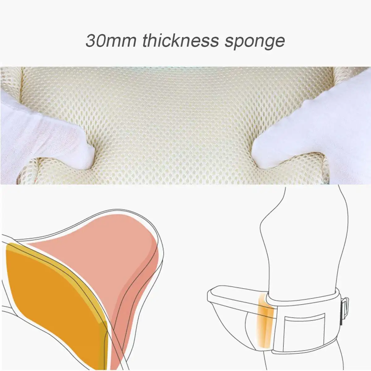 

Baby Carrier Waist Stool Walkers Baby Sling Hold Waist Belt Backpack Hipseat Belt Kids Adjustable Infant Hip Seat