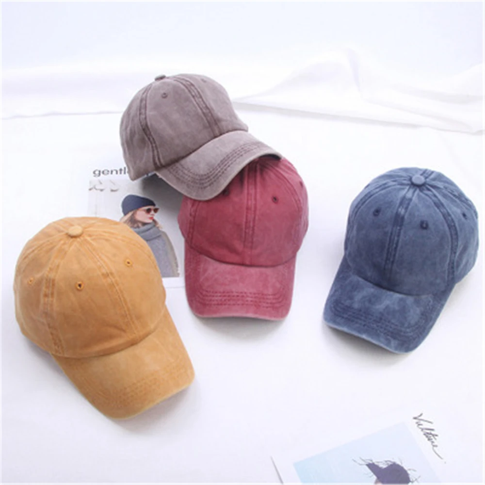 

Small Industrial Style Korean edition Washed Vintage Baseball Cap Cap Leisure cap with all-purpose Student Cap WS-2101