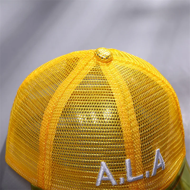 Бейсболка для мальчиков с прозрачными полями сетчатая | Детская одежда и обувь