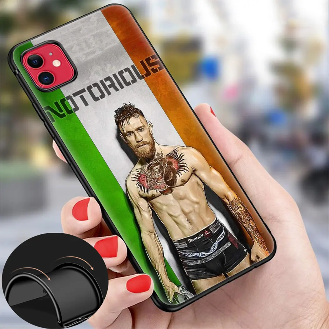 Мягкий силиконовый чехол Conor McGregor для iPhone 11 Pro Max 6 7 8 Plus 5 5S 6S X XR XS | Мобильные