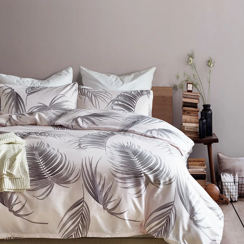 

Palm Leaf Banana Leaf Bedding Gardens Set Duvet Cover 220x240 Queen King Bedclothes Bed Sheet 150x200 Bed Covers Home Comforter