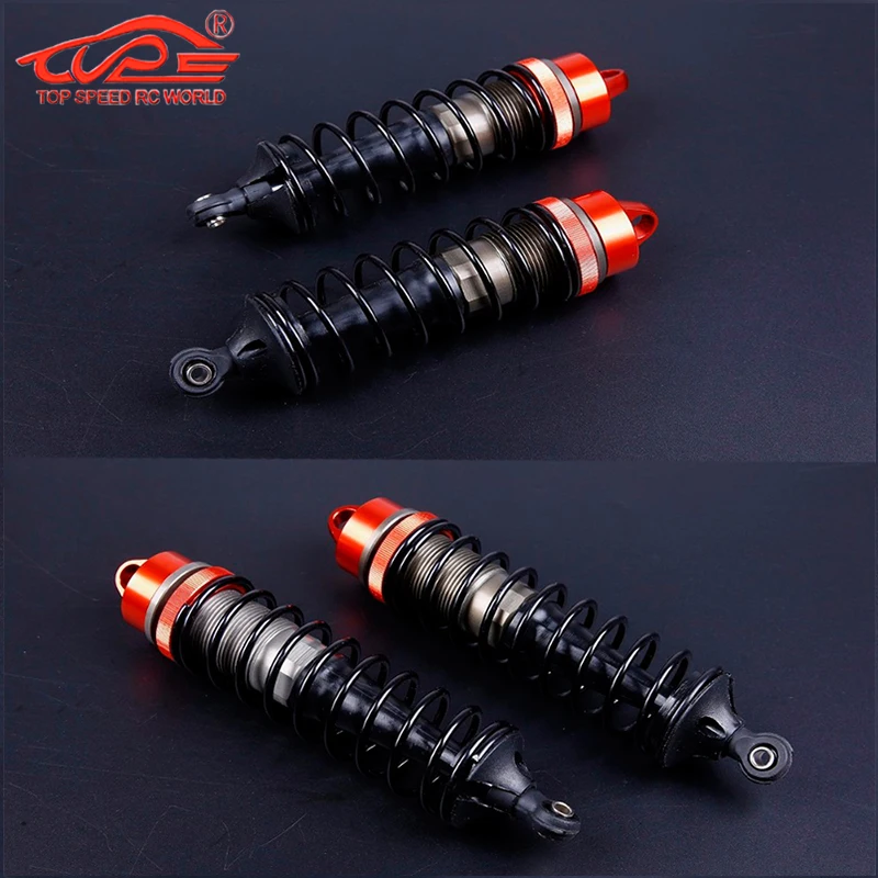 Front and Rear Alloy Shocks Absorbers with Plastic Shock End for 1/5 Scale Losi 5ive-T/ Rovan LT / KM X2 Spare Parts - 4pcs/set | Игрушки и