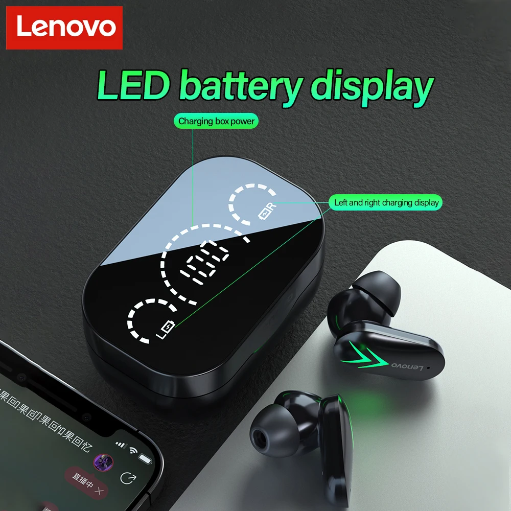 

TWS-наушники Lenovo XT82 с микрофоном и поддержкой Bluetooth