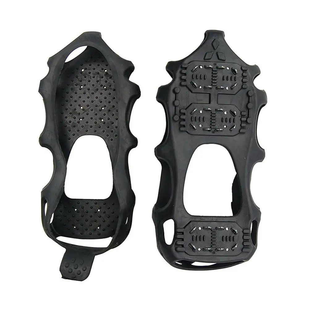 Нескользящие скобы с 24 зубцами для зимней рыбалки альпинизма S/M/L | Спорт и
