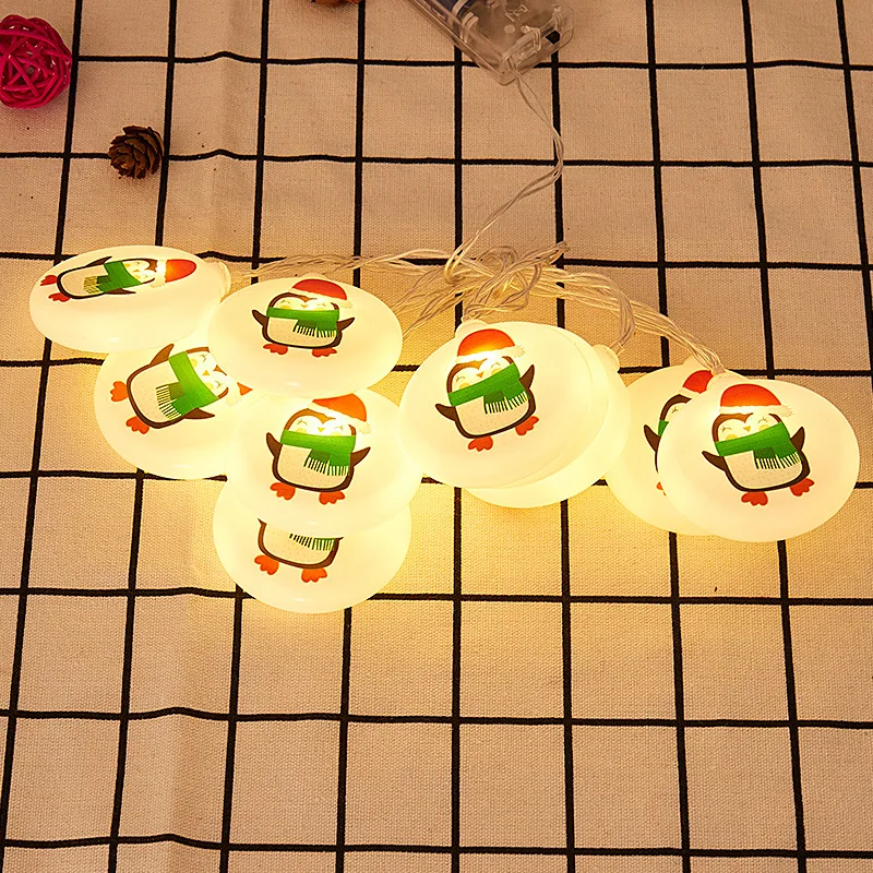 

Fairy Lights Santa Claus 10 LED String Lights Twinkle Garlands Battery Powered Christmas Lights Holiday Party Wedding Decoration