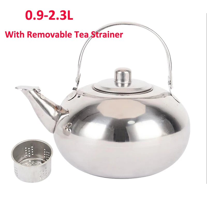 Чайник из нержавеющей стали чайник для горячей воды заварки металлический со