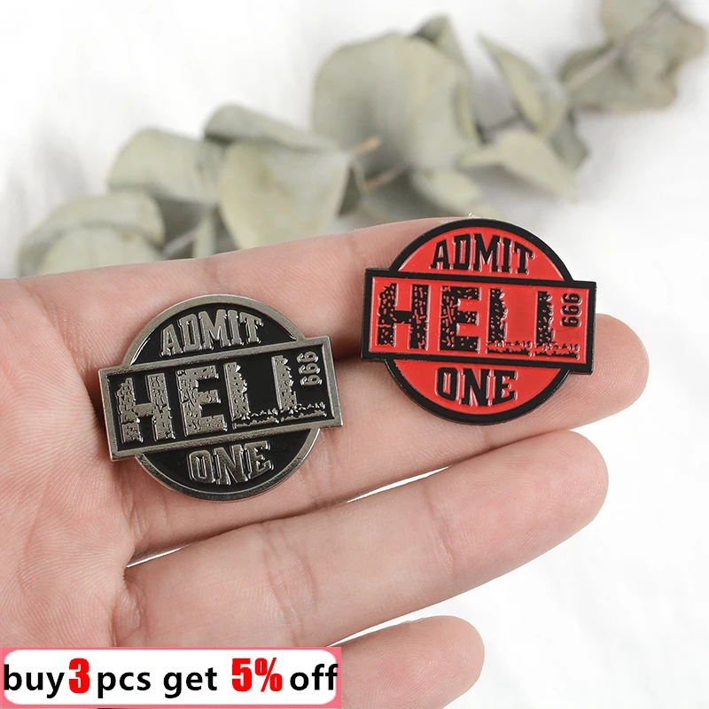 Эмалированные заколки для кинотеатра значок в стиле панк персонализированная