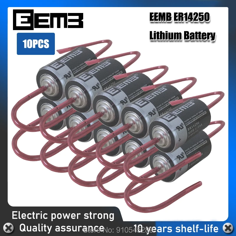 Литиевая батарея EEMB ER14250 1/2AA 3 6 В PLC для промышленного контрольного оборудования с