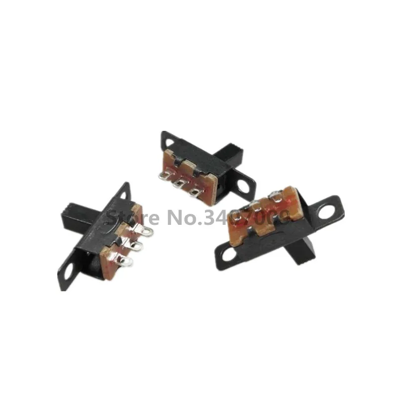 200 шт. SS12F15 тумблер 1P2T SPDT 3PIN SS-12F15 Скользящие переключатели ручка 4 мм. |