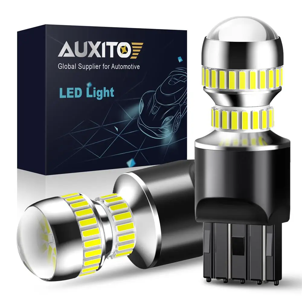 

AUXITO 2x Led T20 W21/5w 7443 Canbus LED Light P21W 1156 BA15S 7440 3157 1157 Bulb For Auto Reverse Light DRL Turn Signal Lamp