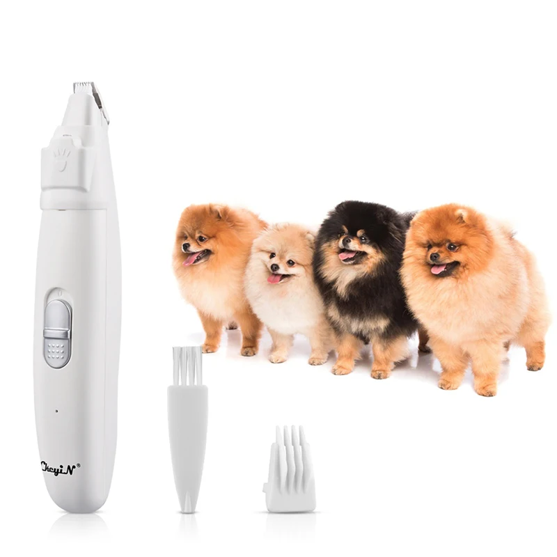 

Cceyin профессиональный триммер для волос для домашних животных, для ног, для лица, низкий уровень шума, устройство для удаления волос, USB Перез...