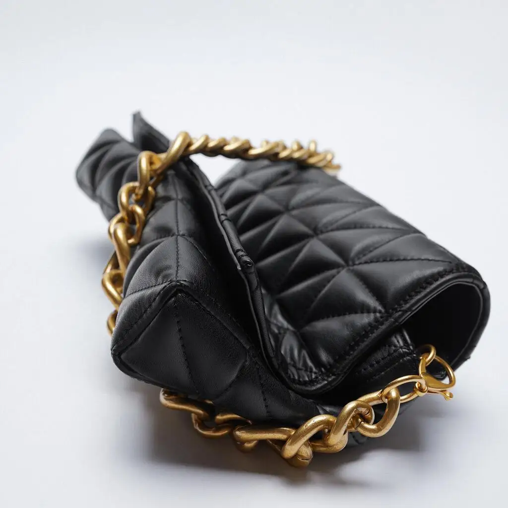 

Quilted Underarm Bag 2021 New Women Luxury Handbags Quality Thick Chain Shoulder Bags Soft Leather Totes Bags Women Clutch Bags