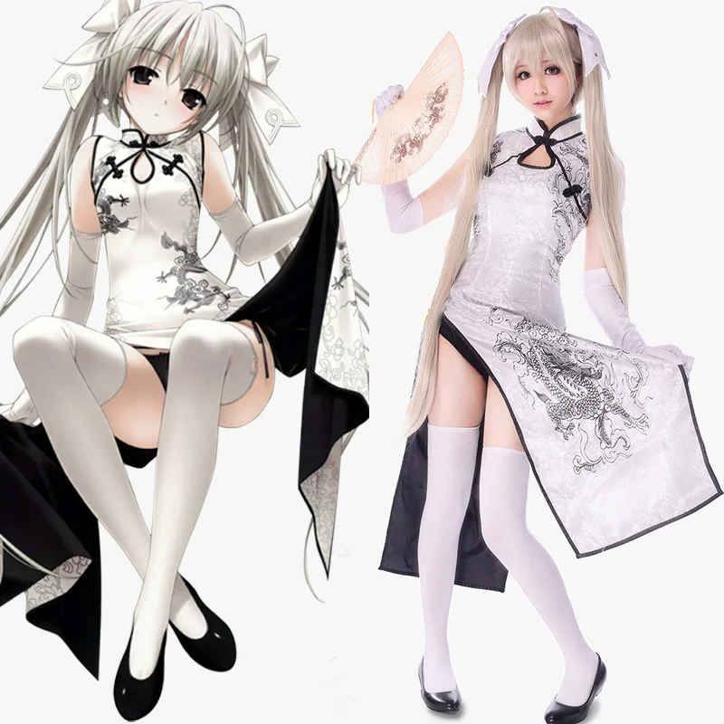 

Аниме игра Yosuga no Sora Kasugano косплей платье Чонсам костюм