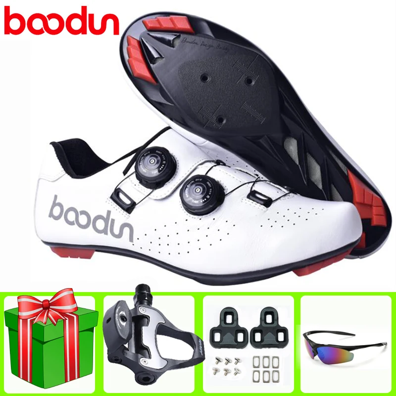

Кроссовки велосипедные BOODUNRoad, дышащие, белые, сверхлегкие